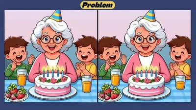 Tes IQ: Kurang Fokus dan Teliti? Coba Temukan 3 Perbedaan Gambar Pesta Ulang Tahun dalam 15 Detik!