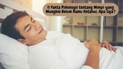 Illustrasi. 11 Fakta psikologis soal mimpi