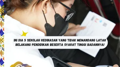 Institusi-institusi ini menawarkan berbagai program studi dengan syarat yang beragam, salah satunya adalah syarat tinggi badan.