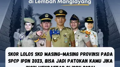 Skor Lolos SKD Masing-masing Provinsi Pada SPCP IPDN 2023, Bisa Jadi Patokan Kamu Jika Ingin Mendaftar di IPDN 2024!