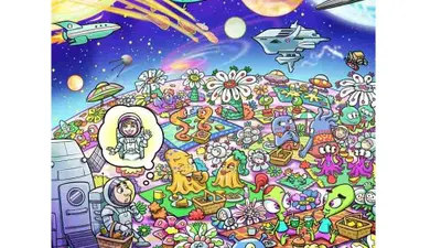 Cobalah jawab secara teliti! Bisakah kamu menemukan astronot wanita dalam kumpulan alien dalam waktu sesingkat mungkin?