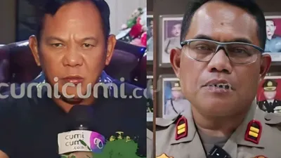Mantan Sahlijemen Kapolri Ricky Sitohang (kiri) mengatakan bahwa dalam memberikan keterangan terkait kasus Vina Cirebon, Iptu Rudiana (kanan) cukup dengan diwakili oleh kuasa hukumnya saja.