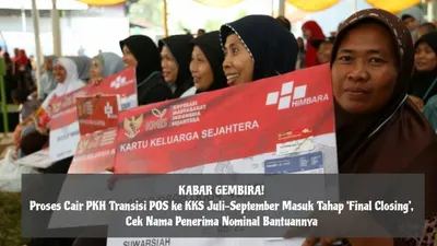 Diinformasikan bahwa nama-nama penerima PKH yang akan cair sudah bisa dicek, yaitu untuk periode pencairan bulan Juli-September 2024.