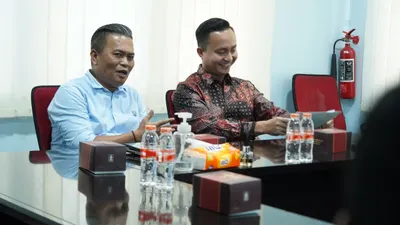 Kunjungi Kantor PT Ayo Media Network, PJ Bupati Oku Dapat Kabar Gembira