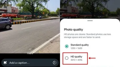 Sekarang foto dan video yang dimasukkan atau dikirim pesan di WhatsApp bisa menggunakan kualitas HD.