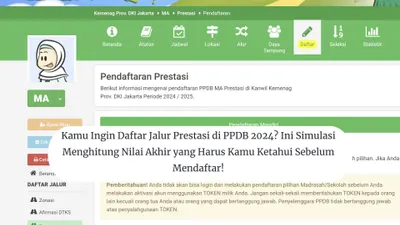 Untuk jalur prestasi di PPDB 2024, baik akademik maupun non-akademik, penentuan nilai akhir menjadi hal yang penting.