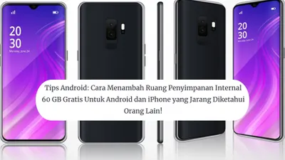 Ilustrasi menambah kapasitas penyimpanan memori untuk pengguna Android dan iPhone.