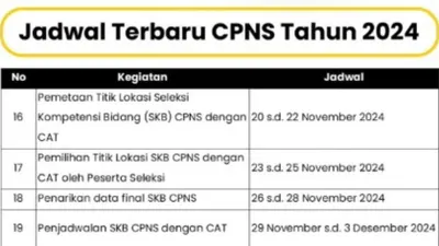 Simak baik-baik Jadwal Seleksi CPNS 2024 terbaru, kapan tes SKD