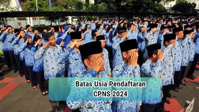 Ilustrasi batas usia maksimal dan minimal pendaftaran CPNS 2024 untuk lulusan SMA dan Sarjana