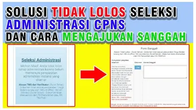Cara ajukan sanggah untuk yang TMS hasil seleksi administrasi CPNS 2024