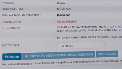 Berita tentang kenaikan biaya UKT Unsoed tersebar luas, bahkan menyebutkan adanya kenaikan hingga puluhan juta rupiah.