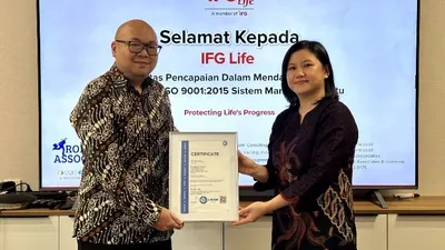 Perkuat Komitmen Manajemen Mutu, IFG Life Raih Sertifikasi ISO 9001:2015