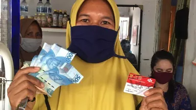 Ilustrasi. 2 bansos non tunai cair di Bank Mandiri untuk KPM BPNT dan DTKS