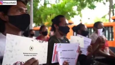 Ilustrasi. KPM Penerima BLT MRP