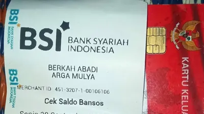 Akhirnya BPNT September-Oktober Cair Hari Ini, Beredar Bukti Struk Pencairan KKS Bank BSI, Bagaimana dengan BRI, BNI, dan Mandiri?