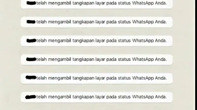 Tips WhatsApp: Cara Aktifkan Notifikasi Screenshot WA di HP Android