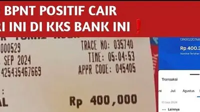CAIR LAGI 400 Ribu, Ini Cara Cek Pencairan Bansos BPNT Tahap 4 September 2024