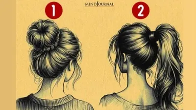 Ilustrasi tes kepribadian lewat model rambut.