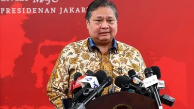 Menko  Airlangga Hartarto soal jadwal pencairan BLT MRP