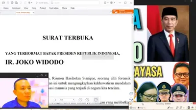 Sebut Ada Pelanggaran HAM dan Rekayasa Brutal Terhadap Jessica Wongso, Rismon Sianipar Nekat Kirim Surat Terbuka Kepada Presiden Jokowi yang Isinya…