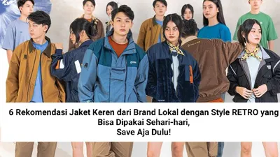 Ilustrasi Jaket Retro