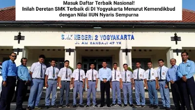 Ada 15 SMK di Provinsi DI Yogyakarta yang resmi dinobatkan menjadi sekolah terbaik oleh Kementerian Pendidikan (Kemendikbud).