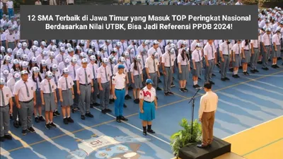 Beberapa sekolah jenjang Sekolah Menengah Atas (SMA) di Provinsi Jawa Timur masuk dalam daftar peringkat nasional.