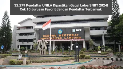 Dari banyaknya jumlah pendaftar jalur masuk UTBK SNBT 2024 di Universitas Lampung, ada beberapa jurusan kuliah yang menjadi favorit.