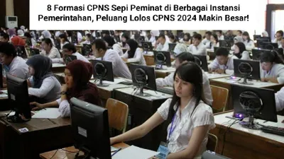 Ilustrasi. Formasi sepi peminat di berbagai instansi ini bisa dijadikan referensi saat mendaftar CPNS di tahun 2024.