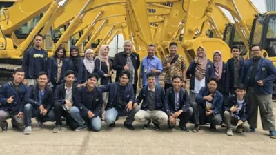 Ilustrasi Mahasiswa Jurusan Teknik Sipil fokus Manajemen Konstruksi