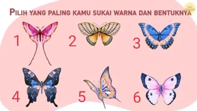 Tes Psikologi: Kupu-kupu Mana yang Paling Menarik Perhatianmu?