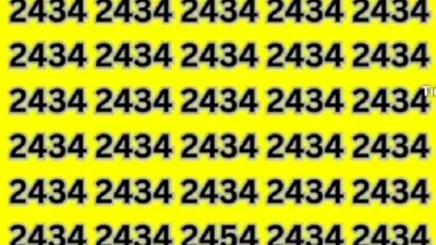 Tes IQ: Temukan 1 Angka Berbeda dari Kumpulan 2434 dalam 7 Detik, Buktikan Kamu Teliti dan Jeli