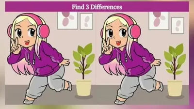 Menebak perbedaan detail gambar pada dua objek yang serupa adalah salah satu tantangan permainan tes ilusi optik.