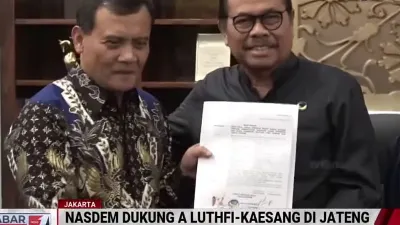 NasDem Keluarkan SK Resmi Dukung Luthfi- Kaesang Maju di Pilkada Jawa Tengah