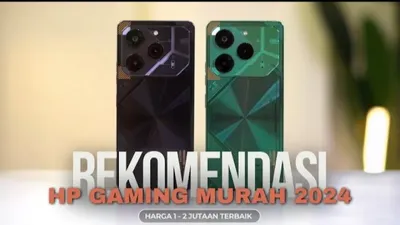 Rekomendasi HP Gaming Rp1-2 jutaan terbaik 2024