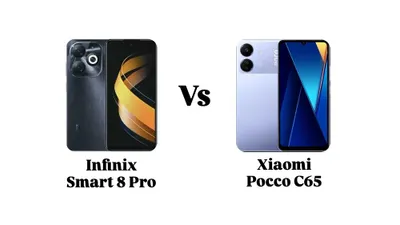 Xiaomi Poco C65 dan Infinix Smart 8 Pro adalah Hp dengan spesifikasi super keren dan desain modern yang dijual dengan harga Rp1 jutaan.