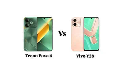 Tecno Pova 6 unggul di baterai besar, tapi Vivo Y28 menawarkan harga lebih rendah dengan spesifikasi hampir sama.
