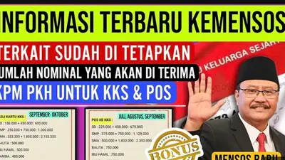 Ada Bantuan Sosial Tambahan untuk 3 Komponen PKH, Nominal Capai Rp 1,8 Juta