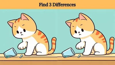 Tes Ilusi Optik: Mampu Berpikir Cepat? Uji dengan Temukan 3 Perbedaan pada Kucing dalam 12 Detik!