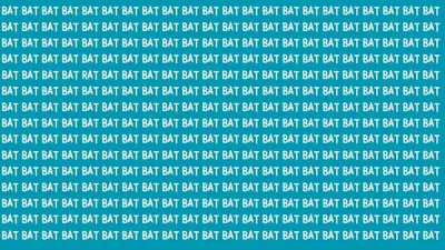 Tes Penglihatan: Asah Kemampuan Observasimu dengan Temukan Kata RAT di Antara BAT dalam Waktu 15 Detik!