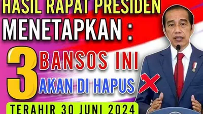 Pemerintah Akan Hapus 3 Bansos Tunai Ini Paling Lambat Akhir Bulan Juni 2024