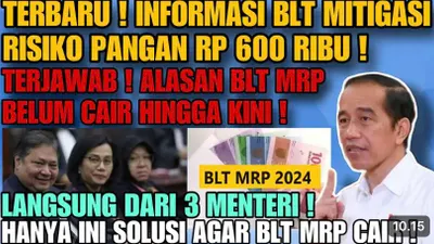 pencairan BLT MRP senilai Rp 600 ribu tak kunjung cair