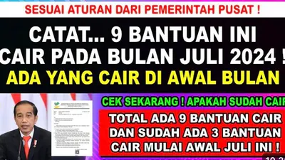 Resmi Ditetapkan! Ini 9 Bantuan Sosial yang Cair Serentak di Bulan Juli 2024, Ada Bansos Rp 5.000.000 untuk KPM
