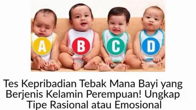 Tes Kepribadian: Tebak Bayi Mana yang Berjenis Kelamin Perempuan?