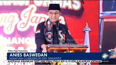 Pilgub DKI Jakarta Santer Disebut Lanjutan Pemilu, Anies Baswedan: Bukanlah Kelanjutan Pemilu! 