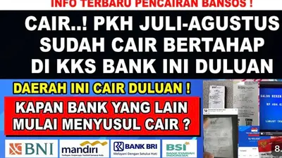 Bansos PKH Juli-Agustus 2024 Sudah Mulai Cair Secara Bertahap Lewat KKS