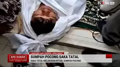Saka Tatal lakukan sumpah pocong hari ini 