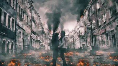 Ilustrasi cinta dan penderitaan