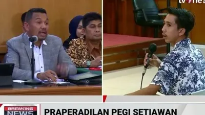 Dede Kurniawan dihadirkan sebagai saksi yang berstatus teman dekat Pegi Setiawan tampak dicecar berbagai pertanyaan.