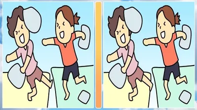 Kini tes IQ dikemas dengan cara yang berbeda-beda dan tentunya menyenangkan, salah satunya adalah dengan menemukan perbedaan di gambar.